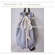 stripe canvas tote bag wholesale