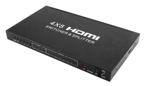 4x8 hdmi splitter switch with remote controller