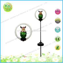 Santa elk season Lawn stainless steel LED solar light