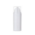 プラスチックpp白いエアレスポンプボトル