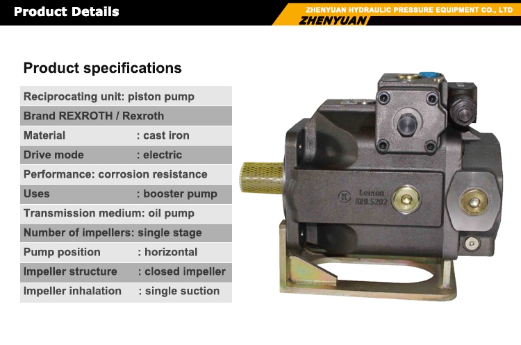 Rexroth series a10v a10vo a10vd a10vg a10vd43 a10vo71 a10v028ed a10v074 a10vd17 a10vso 45 o100 hydraulic piston pump