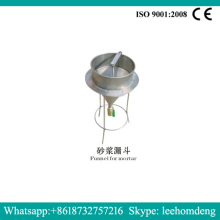 Cement mortar consistency test funnel