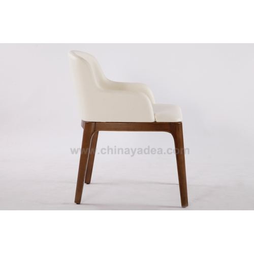 Solid Wood Grace Dining Chair With Armrest