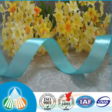 Blue polyester fancy ribbons for packing