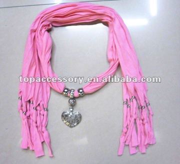 2012 hot sale scarf with jewelry