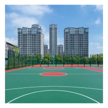 High Quality Silicon PU Court Material for School Outdoor Multi-Purpose Sports Flooring
