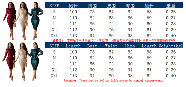 C6249 2020 fall winter women clothing sequined ethnic dresses party sexy dresses