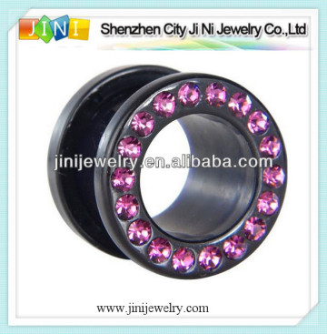 jewelled purple ear tunnels