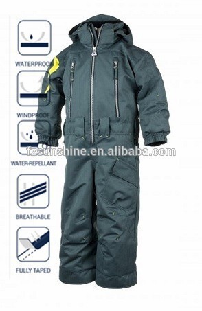 Hooded Full Body One Piece Ski Suits