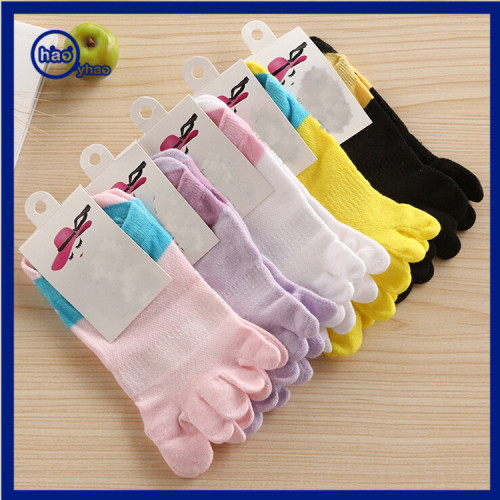 Yhao Brand Boat Socks Soft Invisible Cotton Toes Socks Comfortable