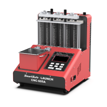 Launch GDI Injector Cleaner Machine CNC605A: 6 Cylinder Fuel Injector Tester for 110V/220V