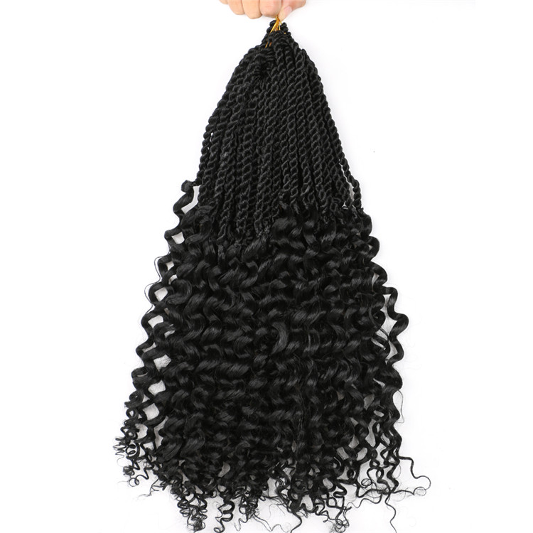 Curly Ends Senegalese Twists Braids Crochet Twists Braids Wavy Senegalese Braids Small 18inch 22 Strands/pack 100g