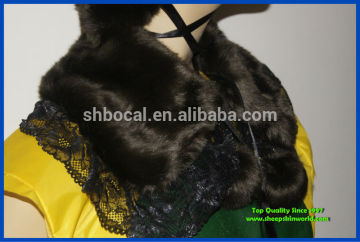 faux fur cape