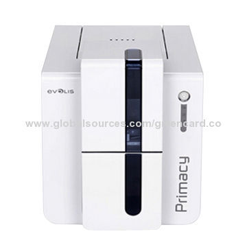 Evolis primacy plastic ID card ribbon printer, dual-sided card printer