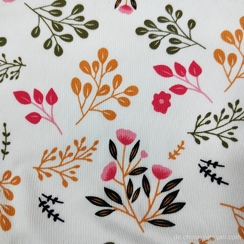 Verkauf kleiner Blumen mit mittlerem Gewicht von mittlerem Gewicht Rayon Twill Weihnachten Stoff