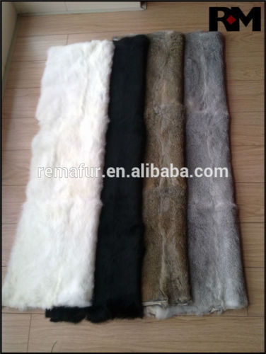 Factory wholesale rabbit fur skin blankets in 60x120CM