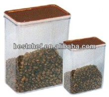 Acrylic Rect Air-tight canister