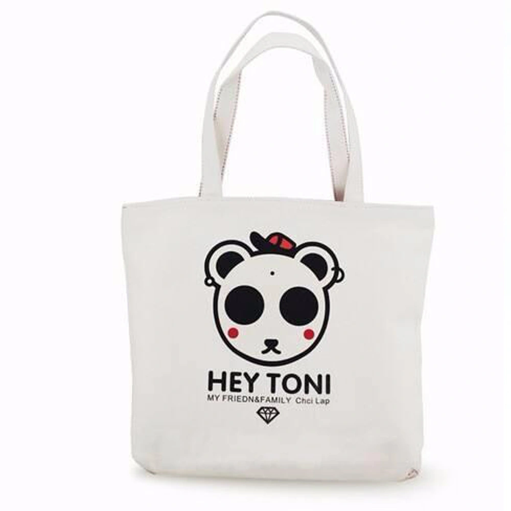 Gots Oekotex 100 OEM Production Recyclable Natural Color 100% Cotton Bag with Silk Screen Printing