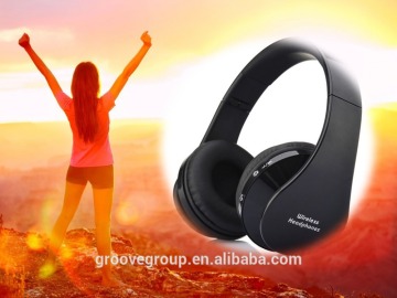 foldbale and retractable design with FM radio wireless headphone with fm radio