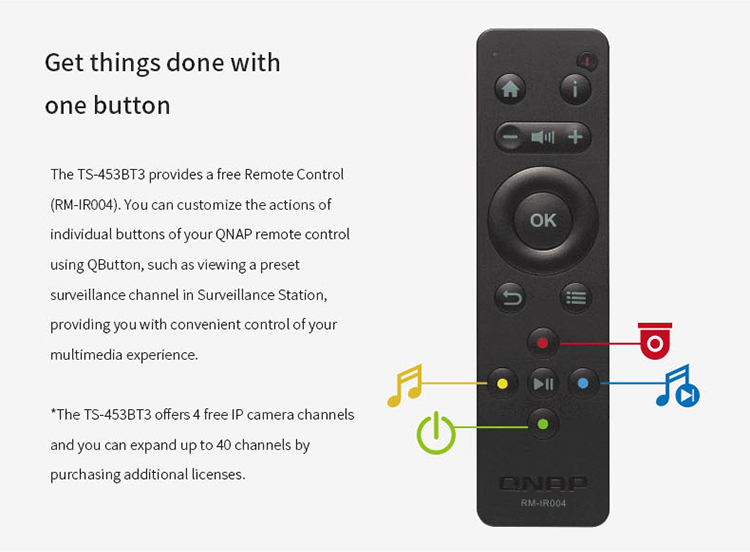 Qnap TS-453BT3-8G 4-bay Thunderbolt 3 network nas storage server