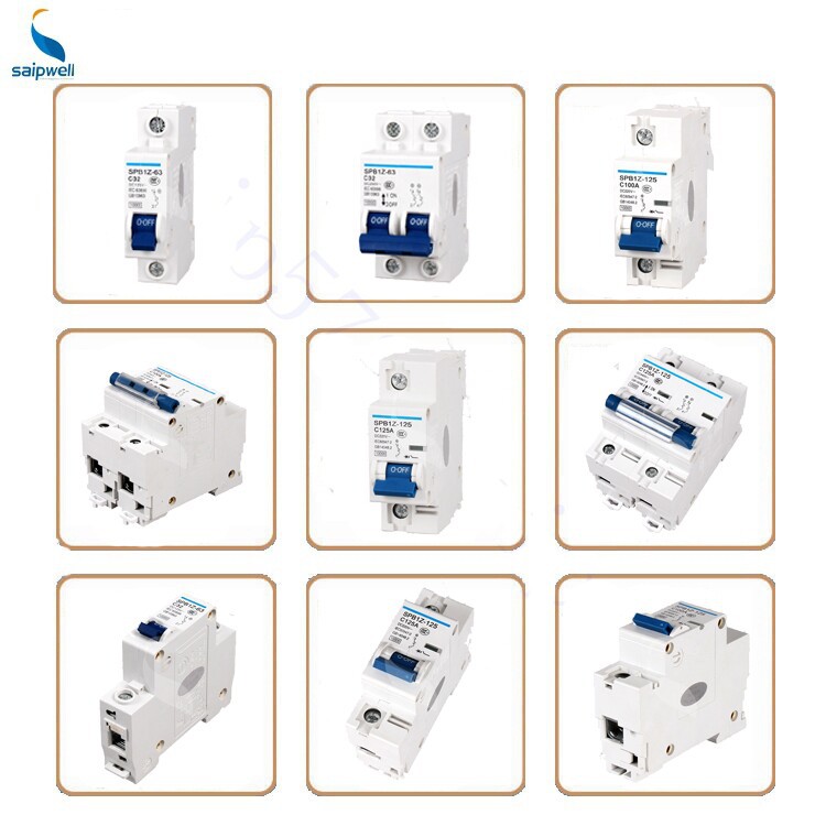 SAIP/SAIPWELL High Quality 80A DC 125V/220V MCCB Breaker