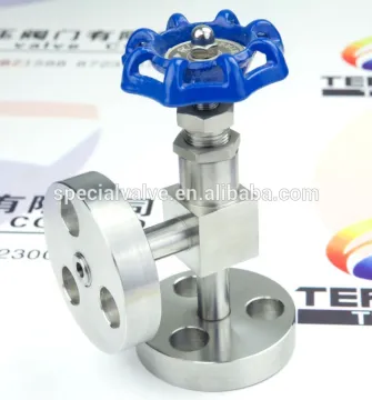 stainless steel flange end needle valve