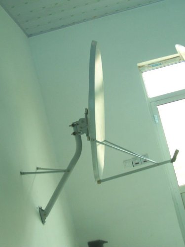 ku-75 dish antenna wall mount