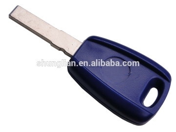Blue car key for fiat 1 button remote key shell for key cover fiat