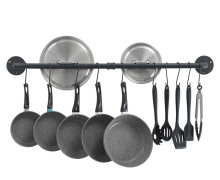 Black Kitchen Rack Storage Holder Organizer Rack