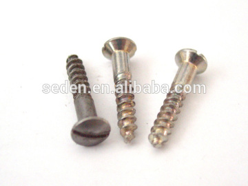 High quality Slotted oval head Wood Screws