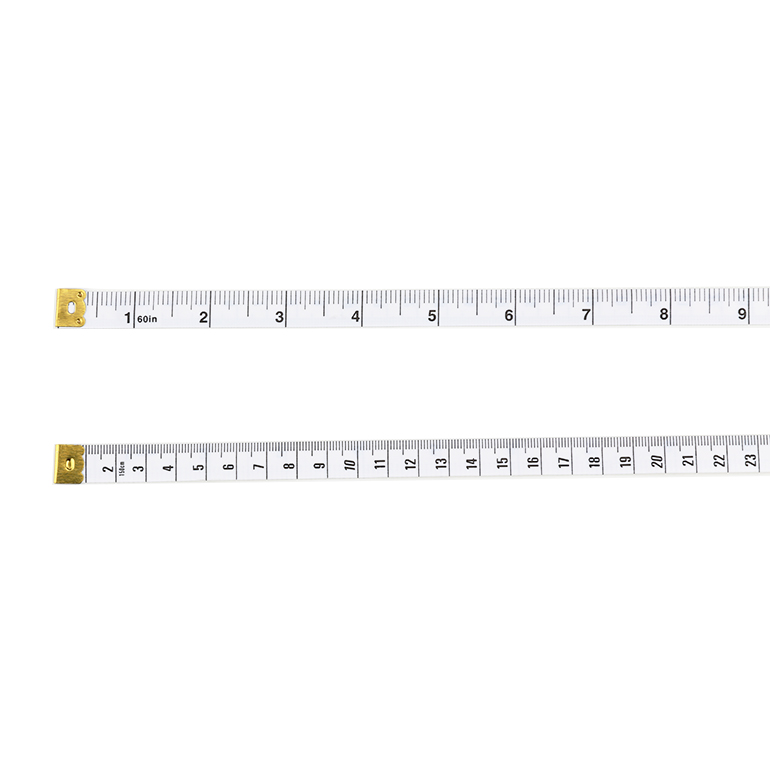 مسطرة قياس الجسم الخياطة خياط قياس لينة مسطحة 60 بوصة 1.5 متر مسطرة الخياطة متر الخياطة قياس لينة