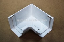 pvc rain gutter inside corner