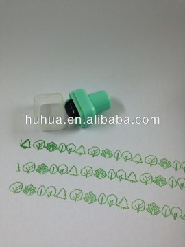 funny inking stamp diy toy self-inking stamp rolling stamp