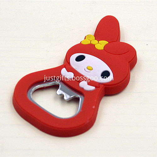 Promotional Cartoon PVC Beer Bottle Opener 2