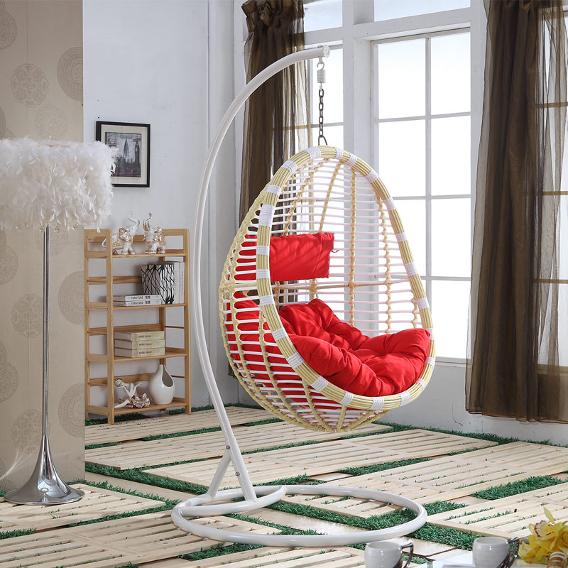 muebles de exterior de rattan silla colgante de metal cheap Rattan Outdoor Furniture Metal Patio Hanging Chair