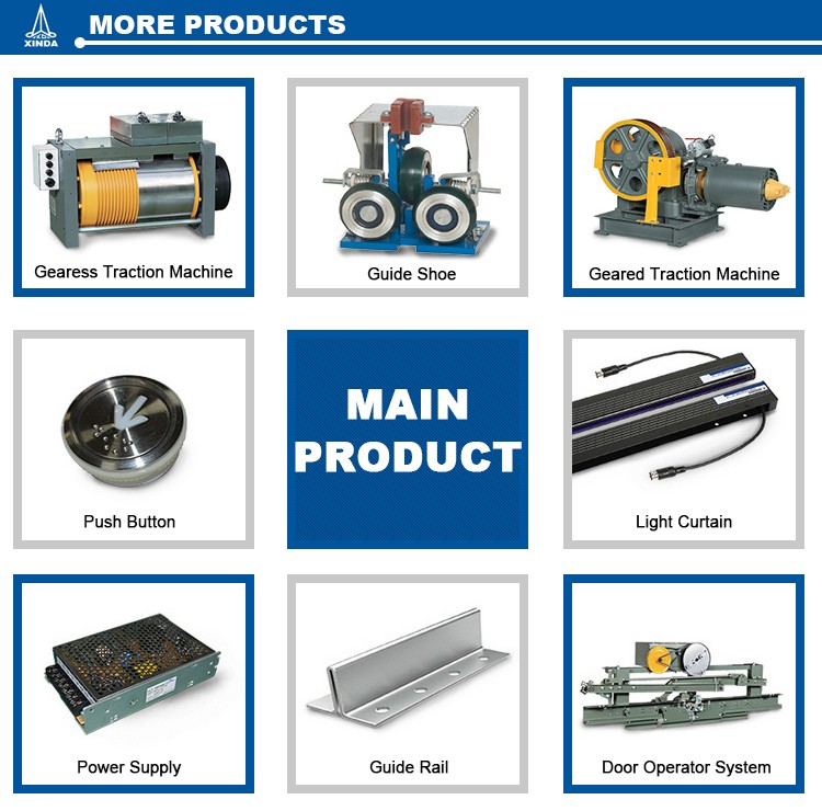 Elevator Traction Machine/ pm gearless elevator motor drum type