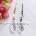 Outdoor 15*37mm Acrylic Beading Lighting garland Drop