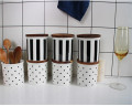 Rempah-rempah Kitchen Storage Canister Keramik Jars
