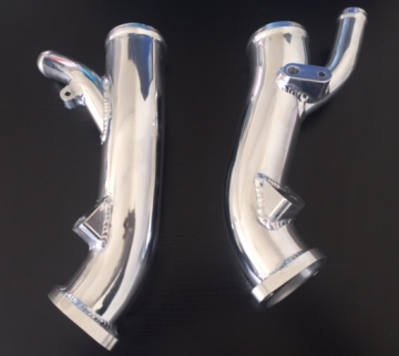 NISSAN R35 GT-R Turbo Intercooler Charge Piping Pipe Pair