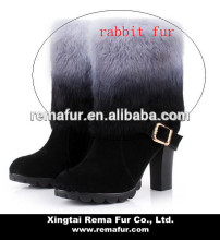 rabbit fur skin blankets for boot