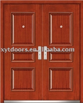 steel wood security door