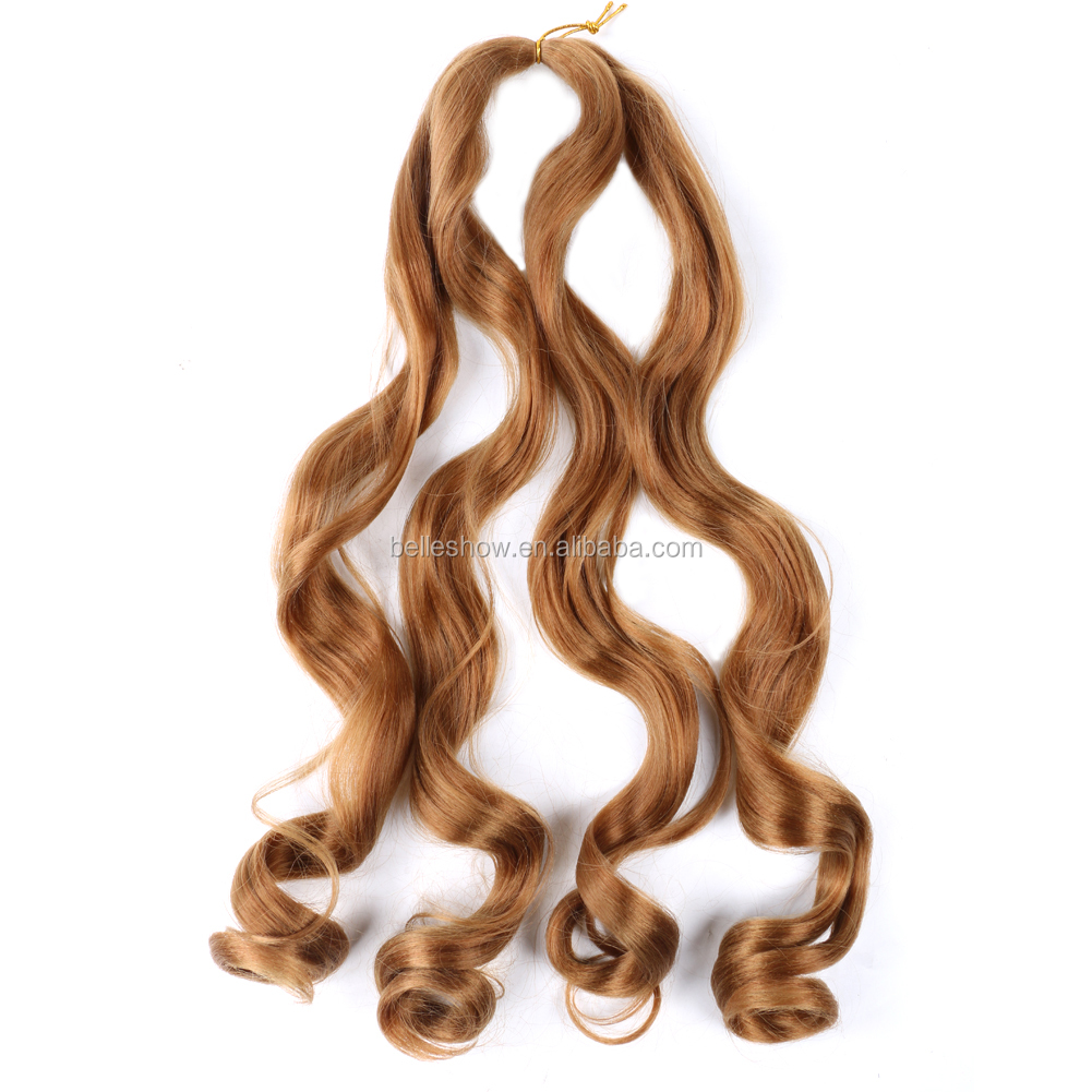 Hot sell  Synthetic deep hair bulk crochet curl  braids 150g spiral curly hair ombre color   curly braiding hair