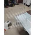 4mm clear patterned glass fluted texture moru glass