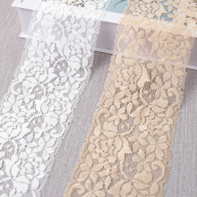 Wholesale Elastic Lace Trim: Soft Spandex French Jacquard Fabric