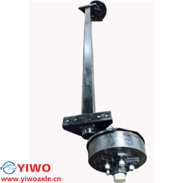 rubber torsion axle with electric brake