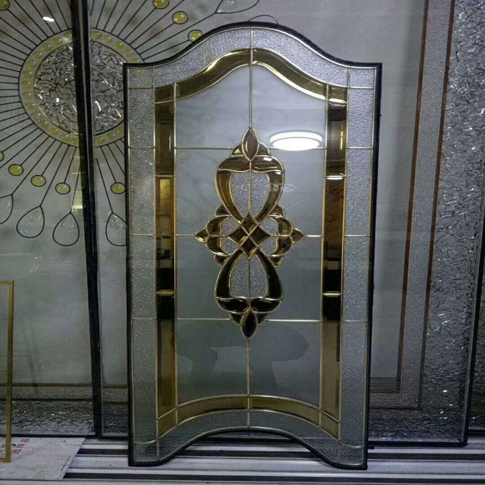 decorative inlaid glass for door