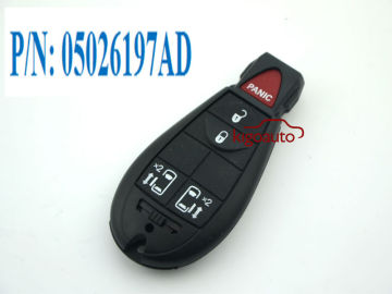 5button fobik key auto key smart key for Chrysler Jeep Dodge