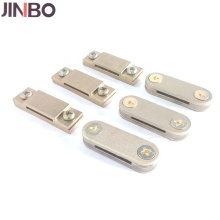 Copper Grounding Clamp with Brass DC Tape Clip for 25x3mm Wires