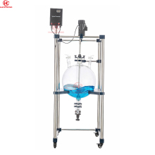 20L Distillation Extraction Glass Separator Lab Glass Liquid Extractor