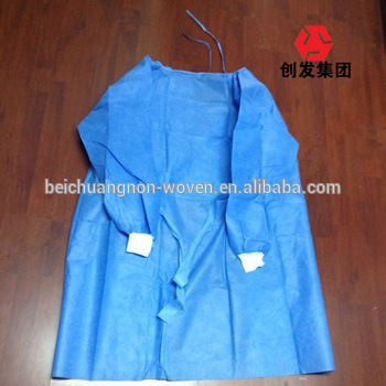 Sterile surgical gowns use non woven fabric